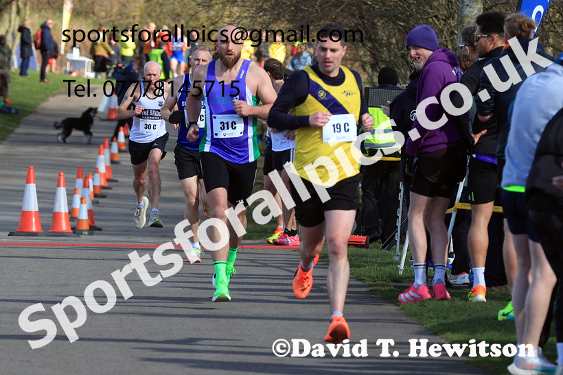 Senior Mens 2026 NECAA Royal Signals Road Relays, Hetton Lyons Country Park, Hetton le Hole. Photo: David T. Hewitson/Sports for All Pics